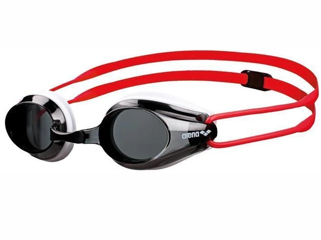 Arena Tracks Junior Schwimmbrille - White-red/smoke