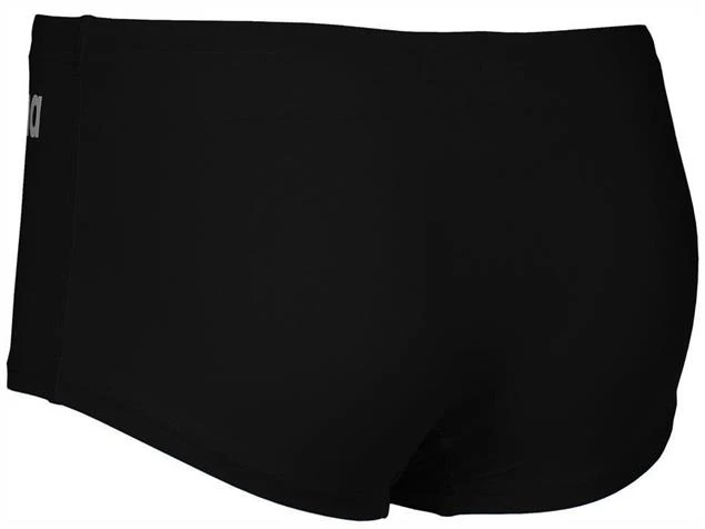 Arena Solid Squared Short Jungen Badehose Low Waist - 128 Black/white - Image 2