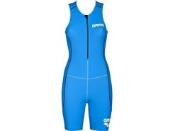 Arena Powerskin ST Women Trisuit Einteiler Front Zipper - M Brilliant Blue