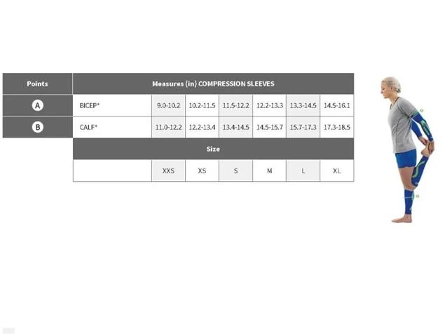 Arena Carbon Compression Arm Sleeves Unisex - XL Electric Blue - Image 3