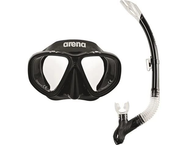 Arena Premium Schnorchel Set - Black