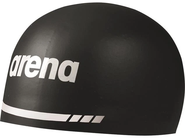 Arena 3D Soft Silikon Badekappe - L Black
