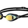 Arena Air-Speed Mirror Schwimmbrille - Black/yellow Copper