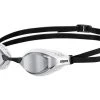 Arena Air-Speed Mirror Schwimmbrille - White/silver