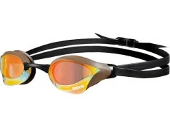 Arena Cobra Core Swipe Mirror Schwimmbrille - Yellow Copper/choco