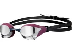 Arena Cobra Core Swipe Mirror Schwimmbrille Silver/red Wine