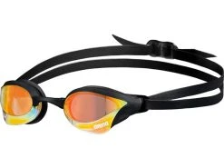 Arena Cobra Core Swipe Mirror Schwimmbrille - Yellow Copper/black