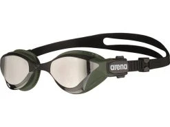 Arena Cobra TRI Swipe Mirror Schwimmbrille - Silver/army