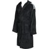 Arena Core Soft Robe Bademantel - S Black/white