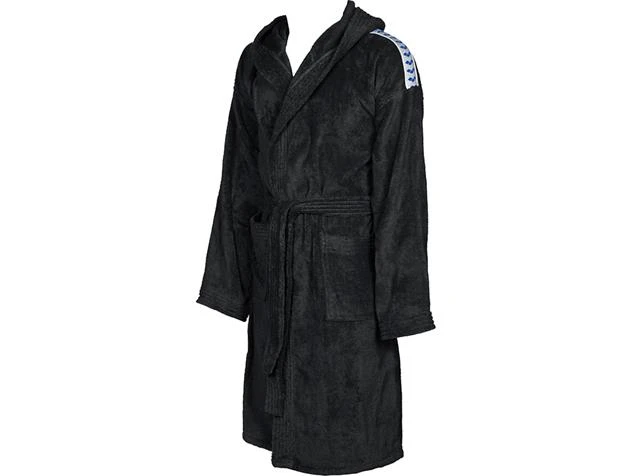 Arena Core Soft Robe Bademantel - S Black/white
