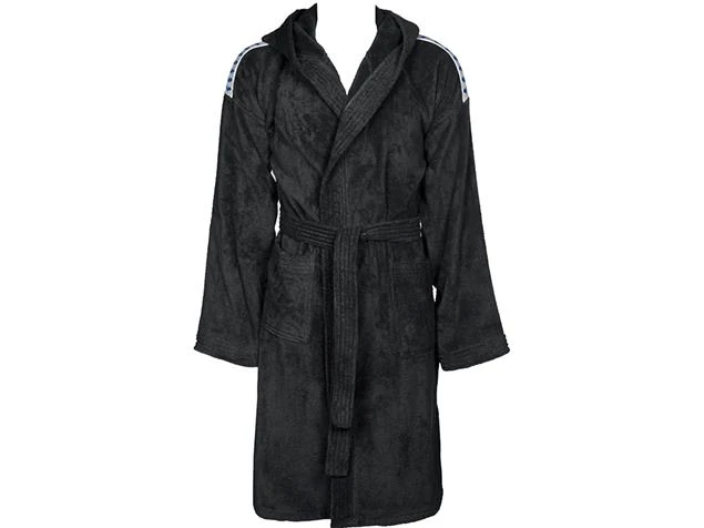 Arena Core Soft Robe Bademantel - S Black/white - Image 2