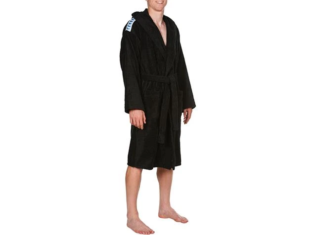 Arena Core Soft Robe Bademantel - S Black/white - Image 5