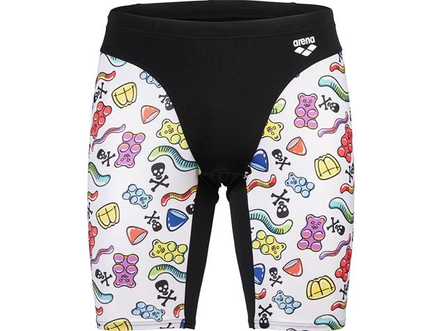 Arena Crazy Gummy Jammer Badehose - 3 Black/white Multi