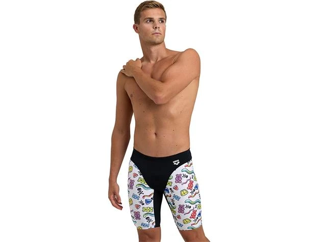 Arena Crazy Gummy Jammer Badehose - 3 Black/white Multi - Image 3