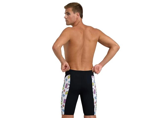 Arena Crazy Gummy Jammer Badehose - 3 Black/white Multi - Image 4