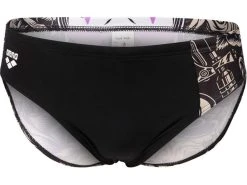 Arena Crazy King Skull Brief Badehose - 3 Black/white Multi