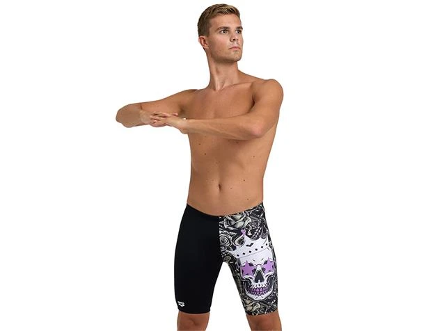 Arena Crazy King Skull Jammer Badehose - 2 Black/white Multi 5 Arena Crazy King Skull Jammer Badehose - 2 Black/white Multi – Bild 3