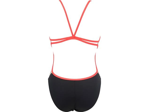 Arena Crazy Pizza Badeanzug Lace Back - 36 Black/fluo Red 5 Arena Crazy Pizza Badeanzug Lace Back - 36 Black/fluo Red – Bild 3