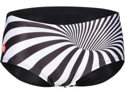 Arena Crazy Placement Low Waist Badehose - 3 Black/black Multi