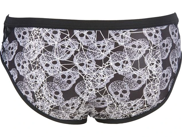 Arena Crazy Pop Skulls Brief Badehose - 3 Black/multi - Image 3