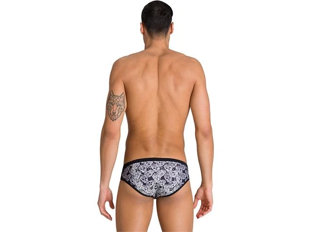 Arena Crazy Pop Skulls Brief Badehose - 3 Black/multi - Image 5