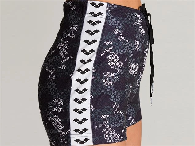 Arena Icons Damen Lorella Team Short - XS Diamonds/black Camou - Image 4