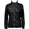 Arena Damen Windbreaker Laufjacke - L Black/silver