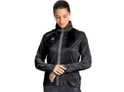 Arena Damen Windbreaker Laufjacke - L Black/silver -Arena Online Damen20Windbreaker20Laufjacke bksilver 3
