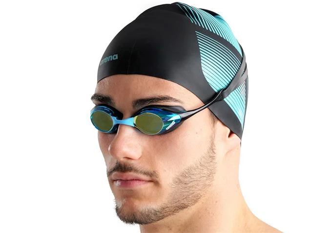 Arena Diamonds Cobra Swipe Mirror Schwimmbrille Limited Edition - Aqua/black 5 Arena Diamonds Cobra Swipe Mirror Schwimmbrille Limited Edition - Aqua/black – Bild 3