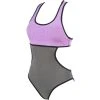 Arena Duo Reversible Badeanzug Racer Back - 36 Shark/provenza/black