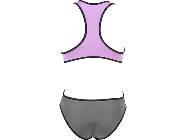 Arena Duo Reversible Badeanzug Racer Back - 36 Shark/provenza/black – Bild 3