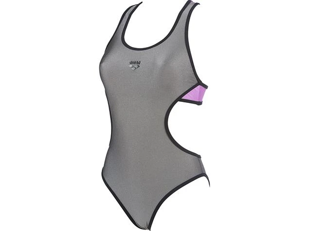 Arena Duo Reversible Badeanzug Racer Back - 36 Shark/provenza/black – Bild 6