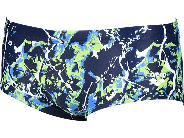 Arena Earth Texture Low Waist Badehose - 3 Navy/soft Green Multi 3 Arena Earth Texture Low Waist Badehose - 3 Navy/soft Green Multi
