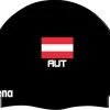 Arena Flat AUSTRIA Flag Silikon Badekappe - Black