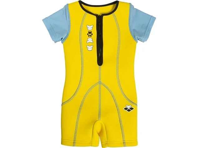 Arena Friends Warmsuit Neopren Shorty - 7-8Y Yellow 3 Arena Friends Warmsuit Neopren Shorty - 7-8Y Yellow