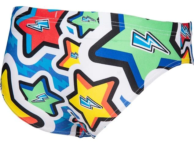 Arena Frolic Jungen Brief Badehose - 140 Royal/multi – Bild 2