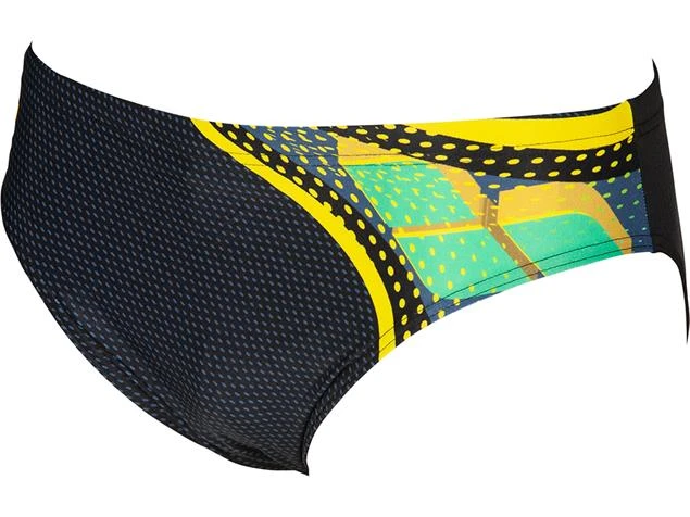 Arena Galactic Brief Badehose - 4 Black/shark