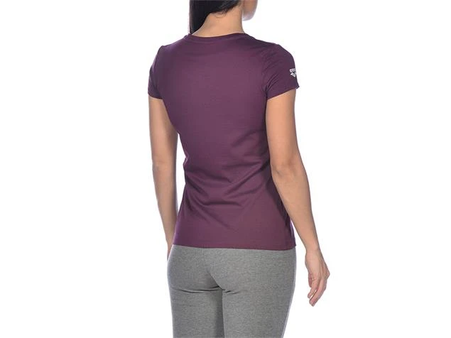 Arena Gym Damen Tee Logo Driven T-Shirt - S Red Wine - Image 4