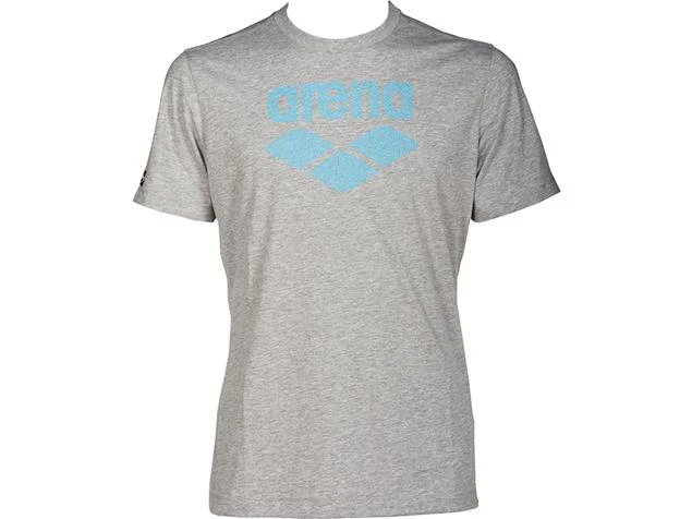Arena Gym Herren Tee Logo Driven T-Shirt - S Medium Grey Melange
