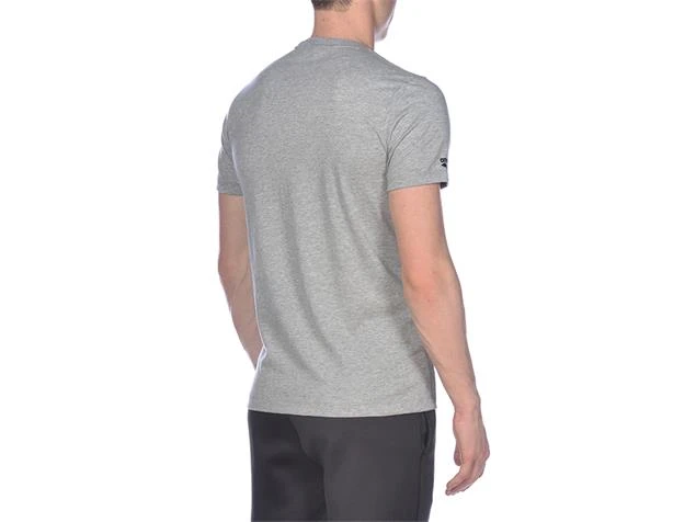 Arena Gym Herren Tee Logo Driven T-Shirt - S Medium Grey Melange - Image 4