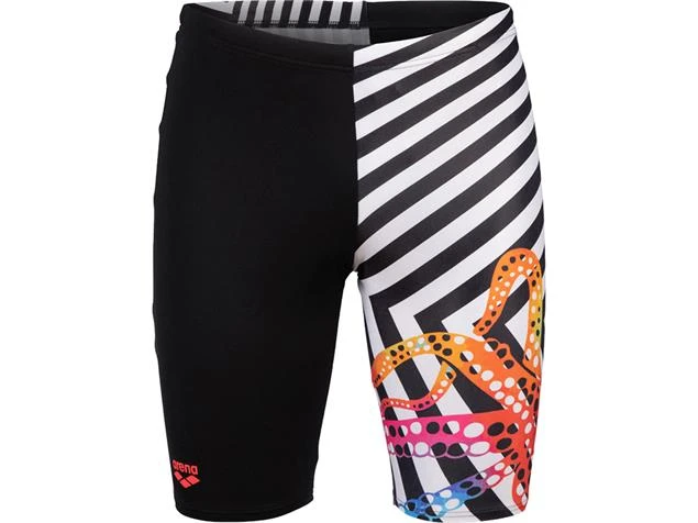 Arena Crazy Octopus Jammer Badehose - 3 Black/white Multi