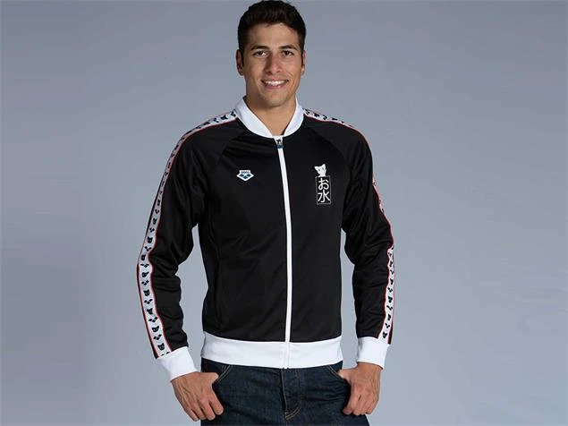 Arena Herren Relax IV Team Mizu Jacket - M Black/white