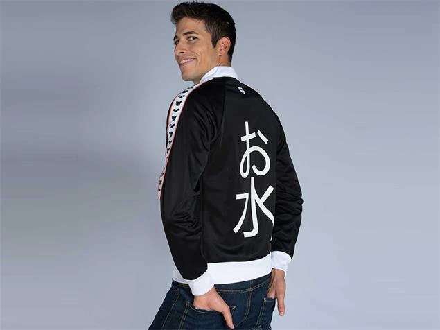 Arena Herren Relax IV Team Mizu Jacket - M Black/white - Image 2