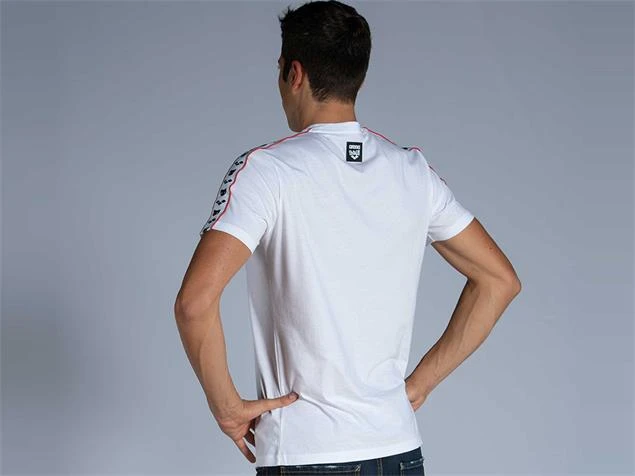 Arena Herren Team Mizu T-Shirt - L White/black - Image 3