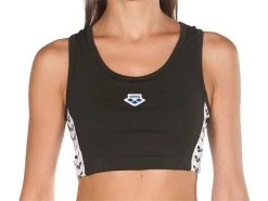 Arena Icons Damen Bra Top Team - XS Black/white -Arena Online Icons20Damen20Bra20Top20Team blakwhi 3