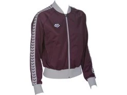 Arena Icons Damen Relax IV Team Jacket - XS Red Wine/cool Grey