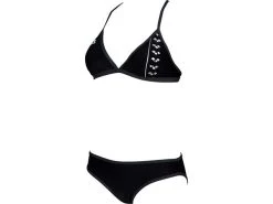 Arena Icons Triangle Schwimmbikini - 42 Black/asphalt