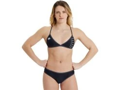 Arena Icons Triangle Schwimmbikini - 42 Black/asphalt -Arena Online Icons20Triangle20Schwimmbikini blackasphalp 3