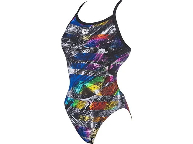 Arena Iridiscent Stripes Badeanzug Challenge Back - 34 Black/multi 3 Arena Iridiscent Stripes Badeanzug Challenge Back - 34 Black/multi