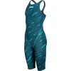 Arena Junior Girl Powerskin ST Next Wettkampfanzug FBSL, Open Back - Limited Edition - 128 Clean Sea Blue